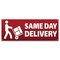 Signmission Same Day Delivery Banner Concession Stand Food Truck Single Sided B-30152 - alternate 1